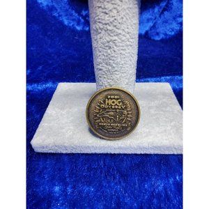 Vintage 2001 HOG Harley Owners Group NC State Rally Vest / Jacket Pin